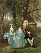 Portrait of Mr and Mrs Carter of Bullingdon House, Bulmer, Essex